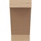 Ekena Millwork 6"W x 6"D x 12"H Wide Burlington Rough Cedar Woodgrain TimberThane Corbel, Primed Tan CORUR06X06X12BURRCPR - alternate 4